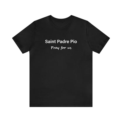 Saint Padre Pio Unisex Jersey Short Sleeve Tee