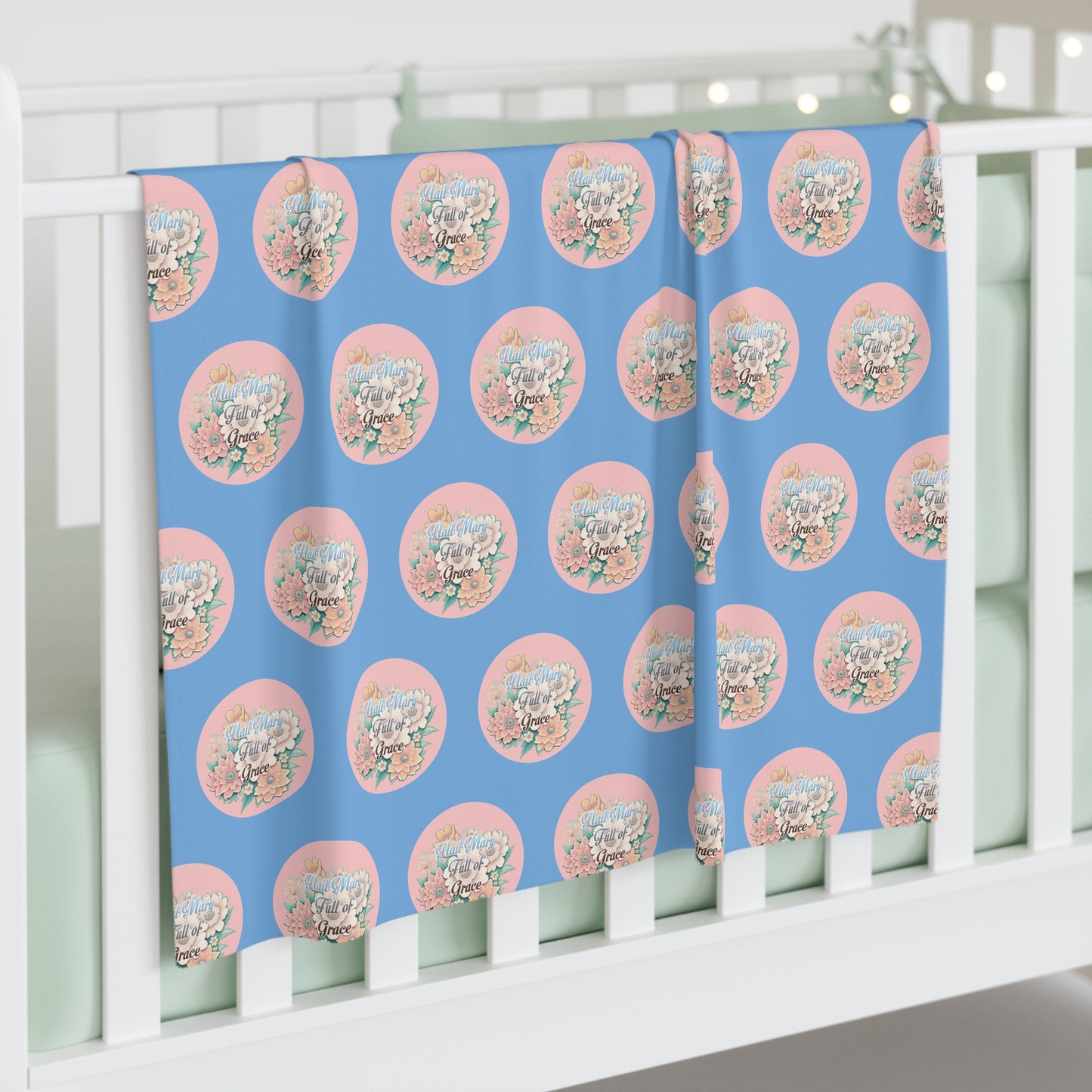 Hail Mary FoG Baby Swaddle Blanket