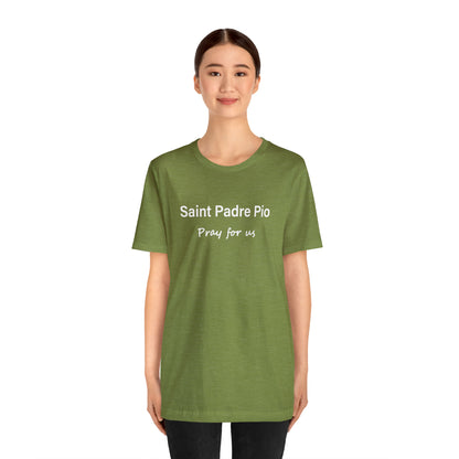 Saint Padre Pio Unisex Jersey Short Sleeve Tee