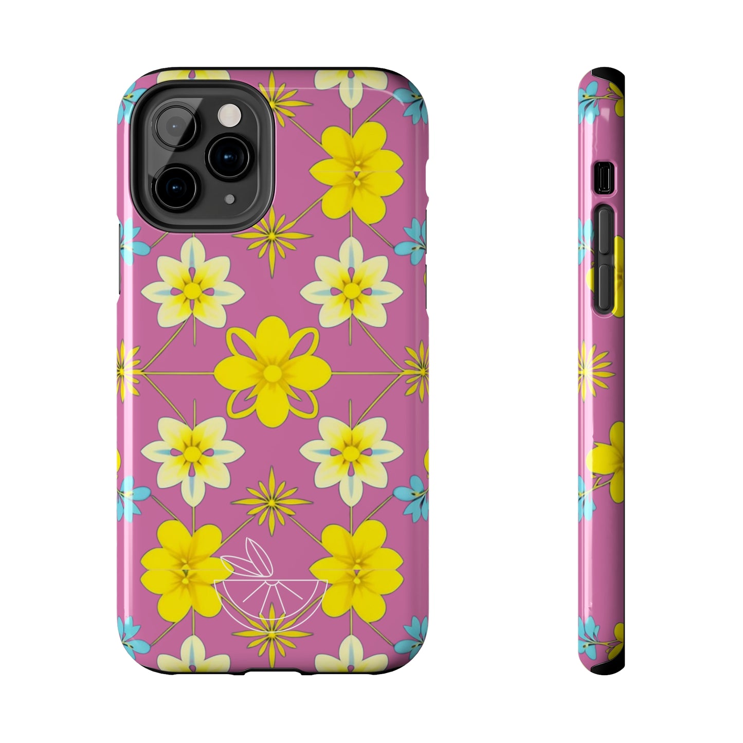 Vintage Yellow Flowers Tough Phone Cases