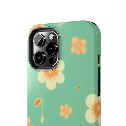 Vintage Coral flowers Tough Phone Cases