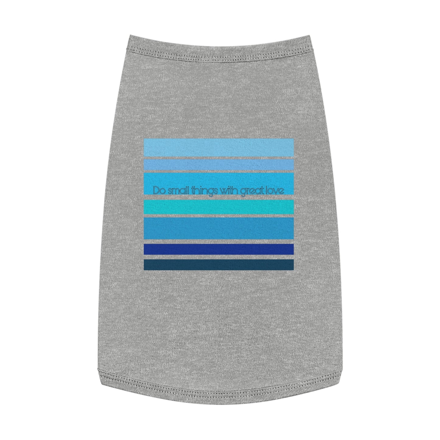 HLC Blue Stripes Pet Tank Top