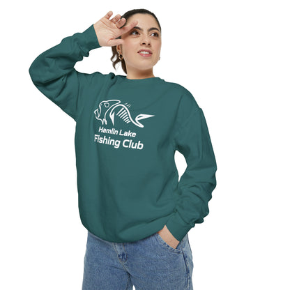 FCF Co. Hamlin Lake Fishing Club Unisex Garment-Dyed Sweatshirt