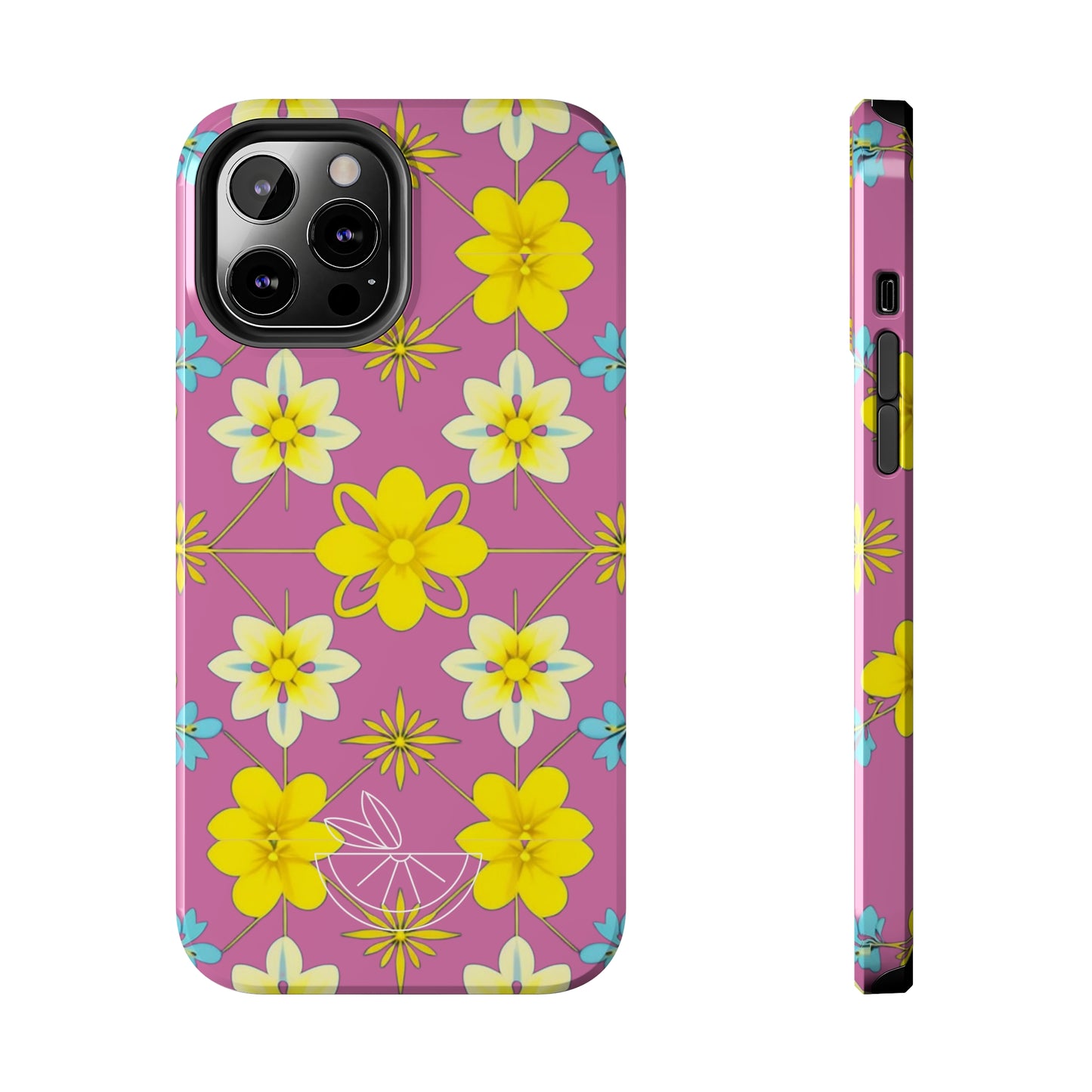 Vintage Yellow Flowers Tough Phone Cases