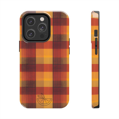 Vintage Fall Plaid HLC Tough Phone Cases