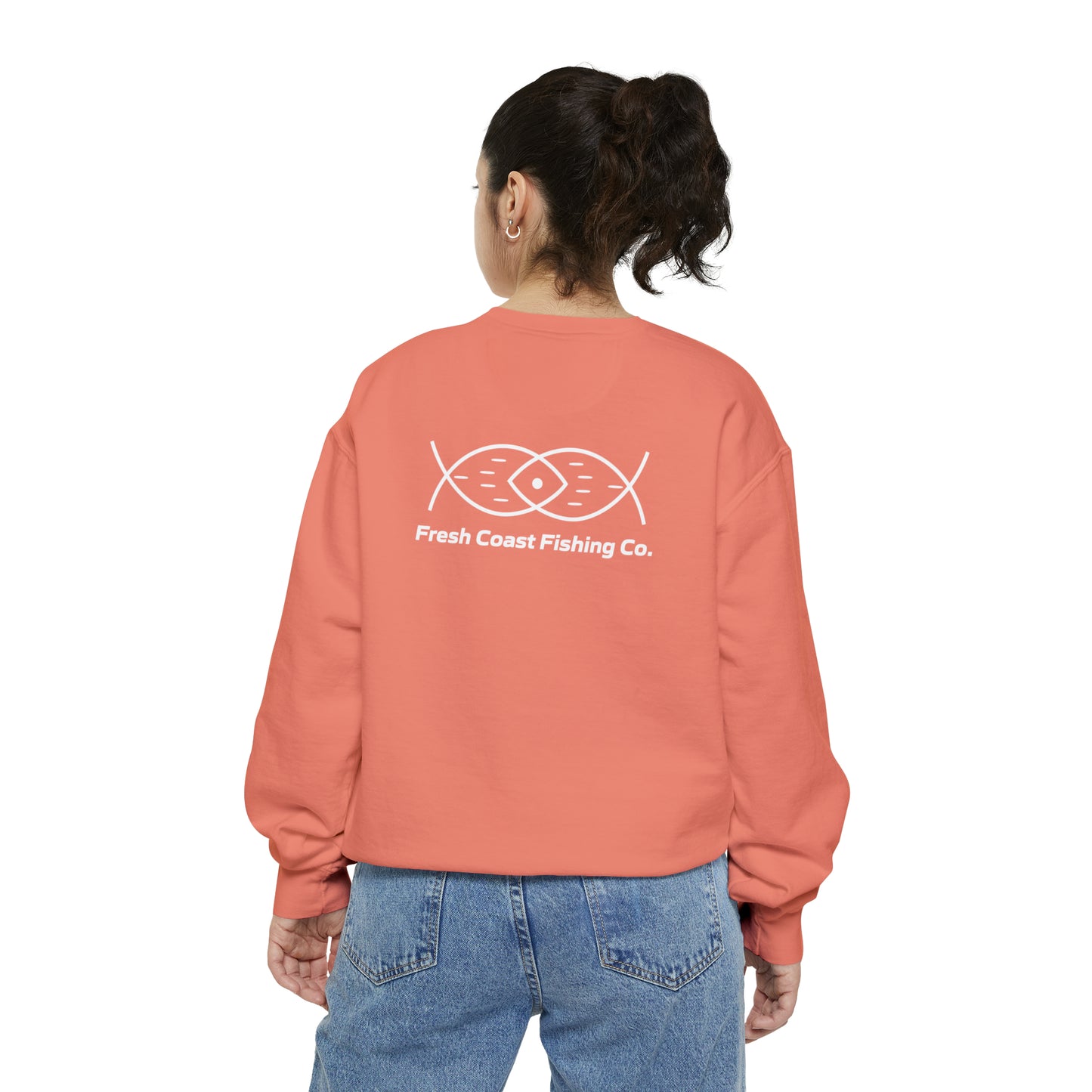 FCF Co. Hamlin Lake Fishing Club Unisex Garment-Dyed Sweatshirt