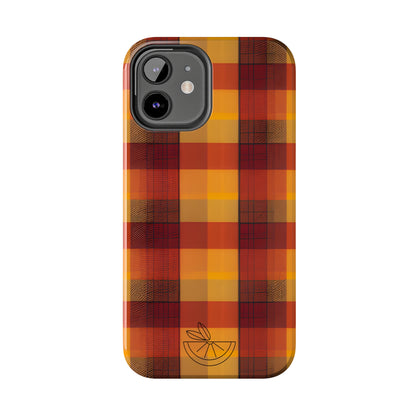 Vintage Fall Plaid HLC Tough Phone Cases