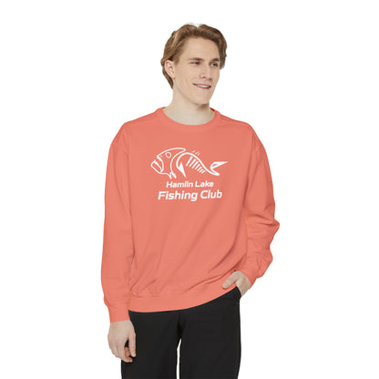 FCF Co. Hamlin Lake Fishing Club Unisex Garment-Dyed Sweatshirt