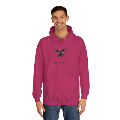 Archangel Saint Michael Wingman Unisex College Hoodie