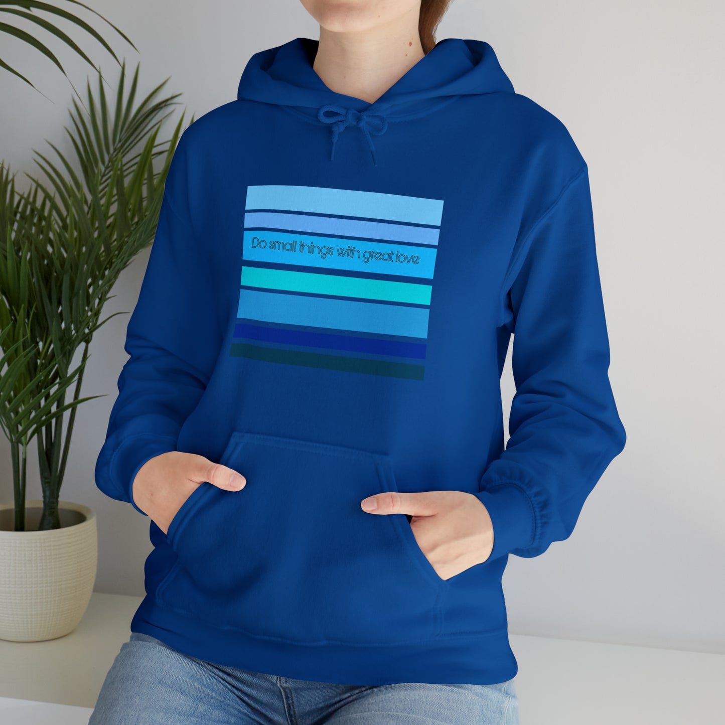 HLC Blue Stripes Unisex Heavy Blend™ Hooded Sweatshirt