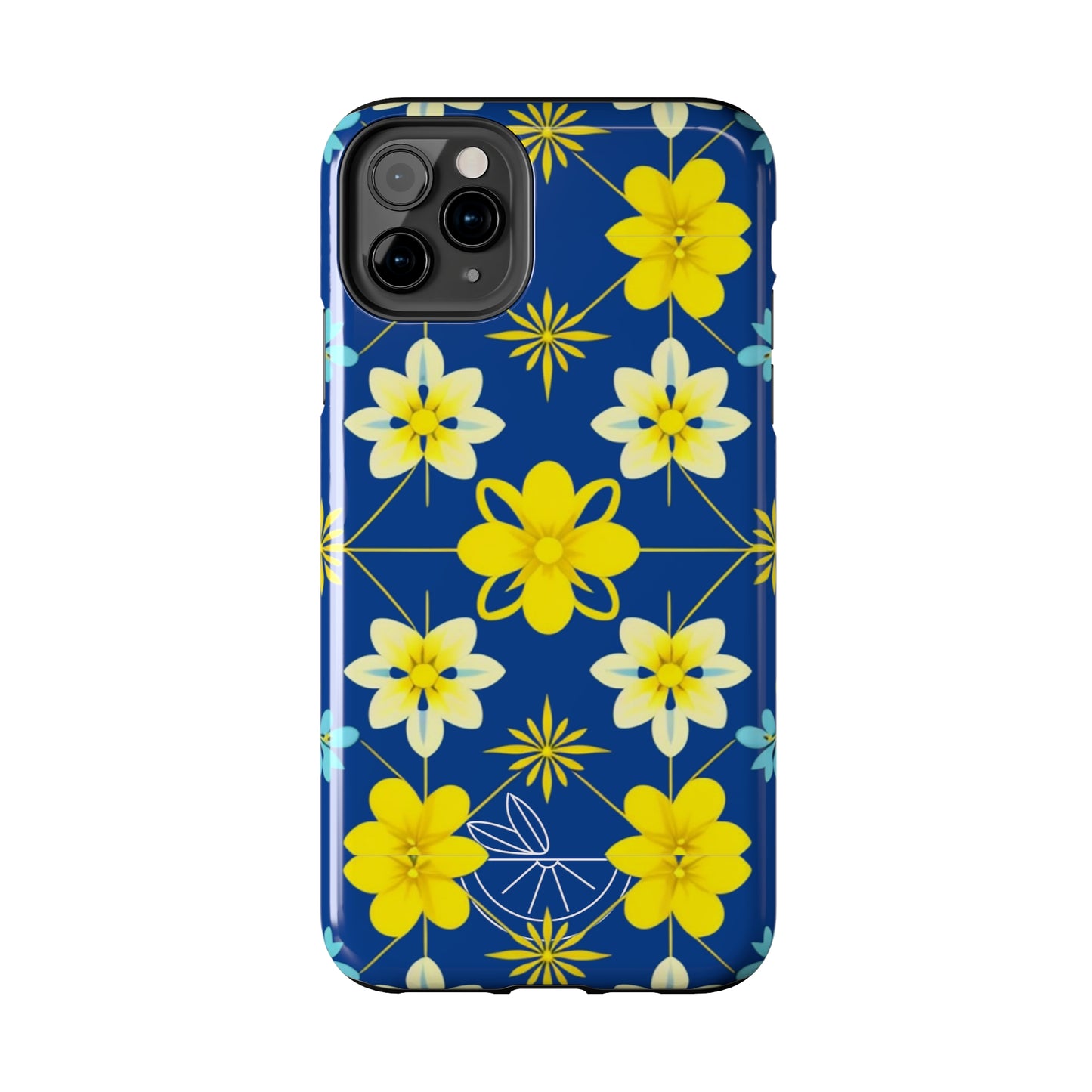 Vintage Yellow Flowers Tough Phone Cases