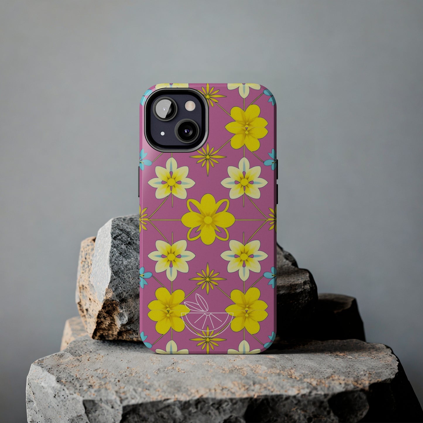 Vintage Yellow Flowers Tough Phone Cases