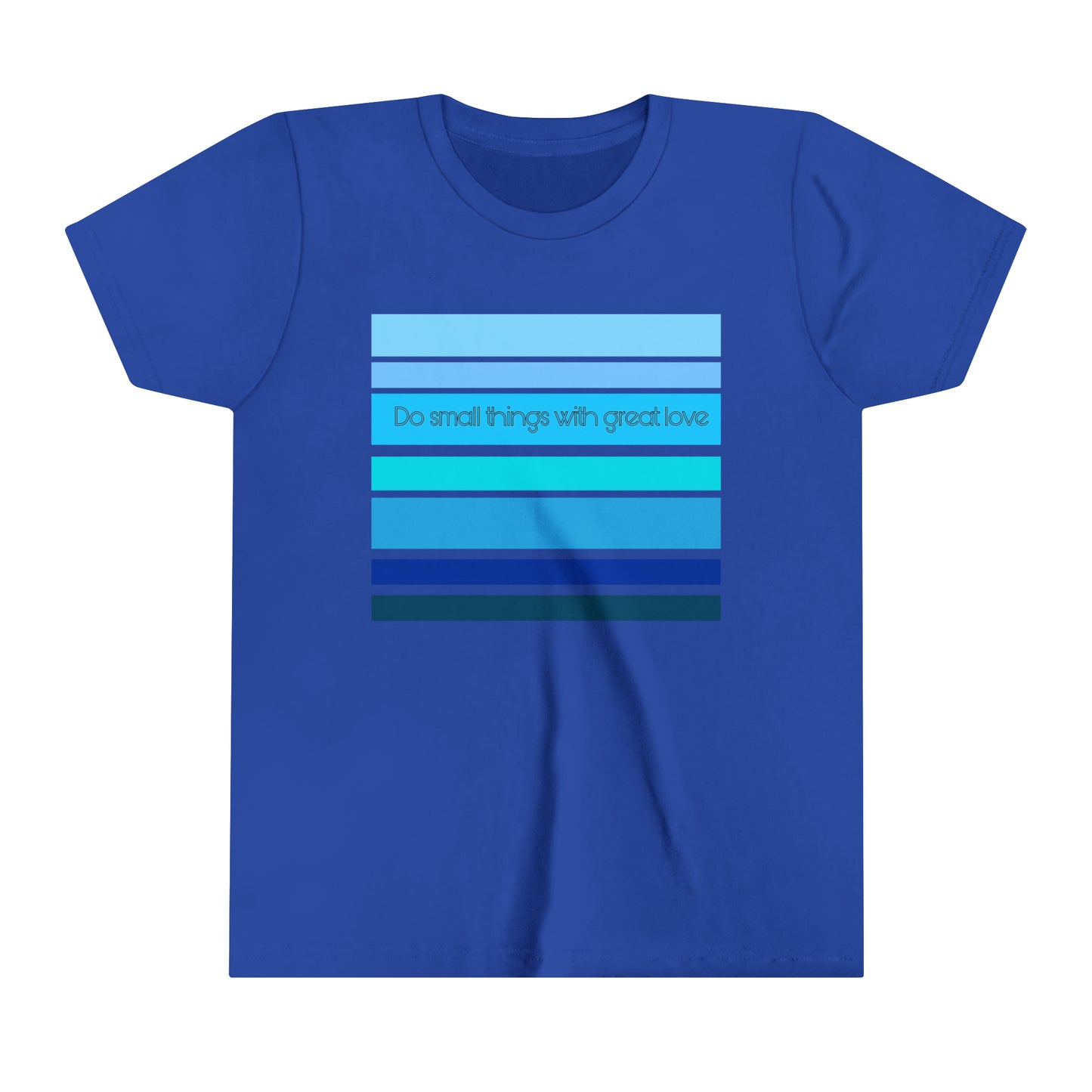 HLC Blue Stripes Youth Short Sleeve Tee