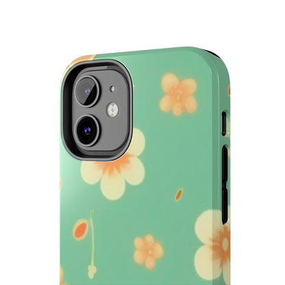 Vintage Coral flowers Tough Phone Cases