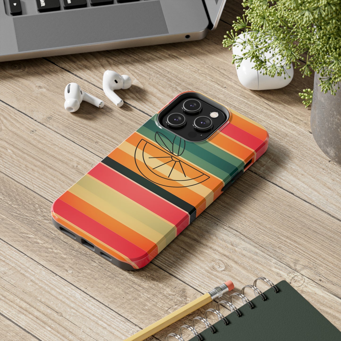 Vintage Stripes Tough Phone Cases