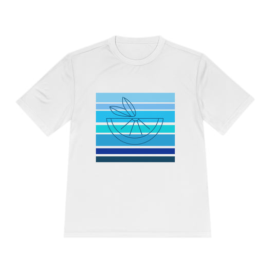 HLC Blue Stripes Unisex Moisture Wicking Tee