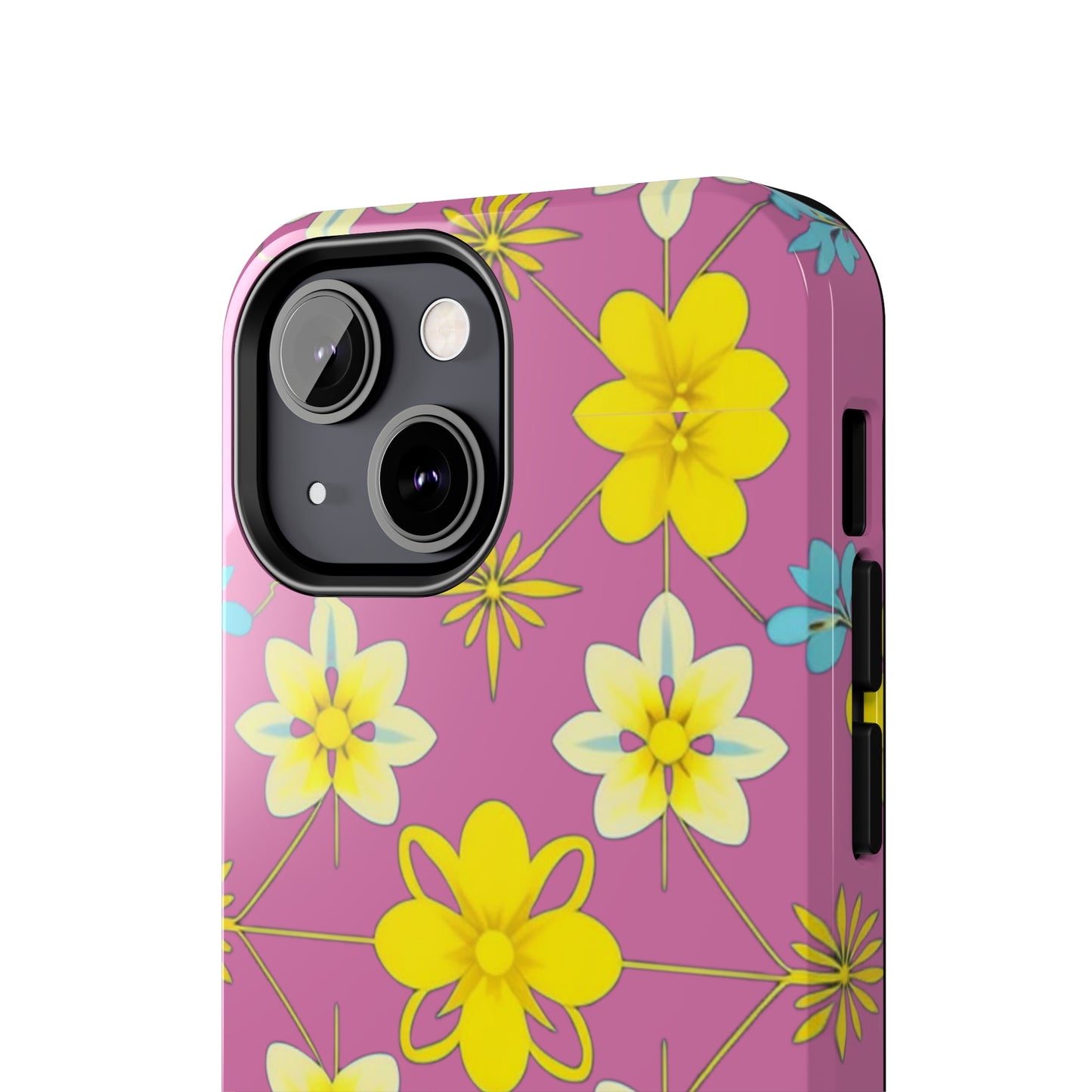 Vintage Yellow Flowers Tough Phone Cases