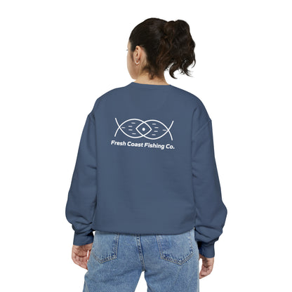 FCF Co. Hamlin Lake Fishing Club Unisex Garment-Dyed Sweatshirt