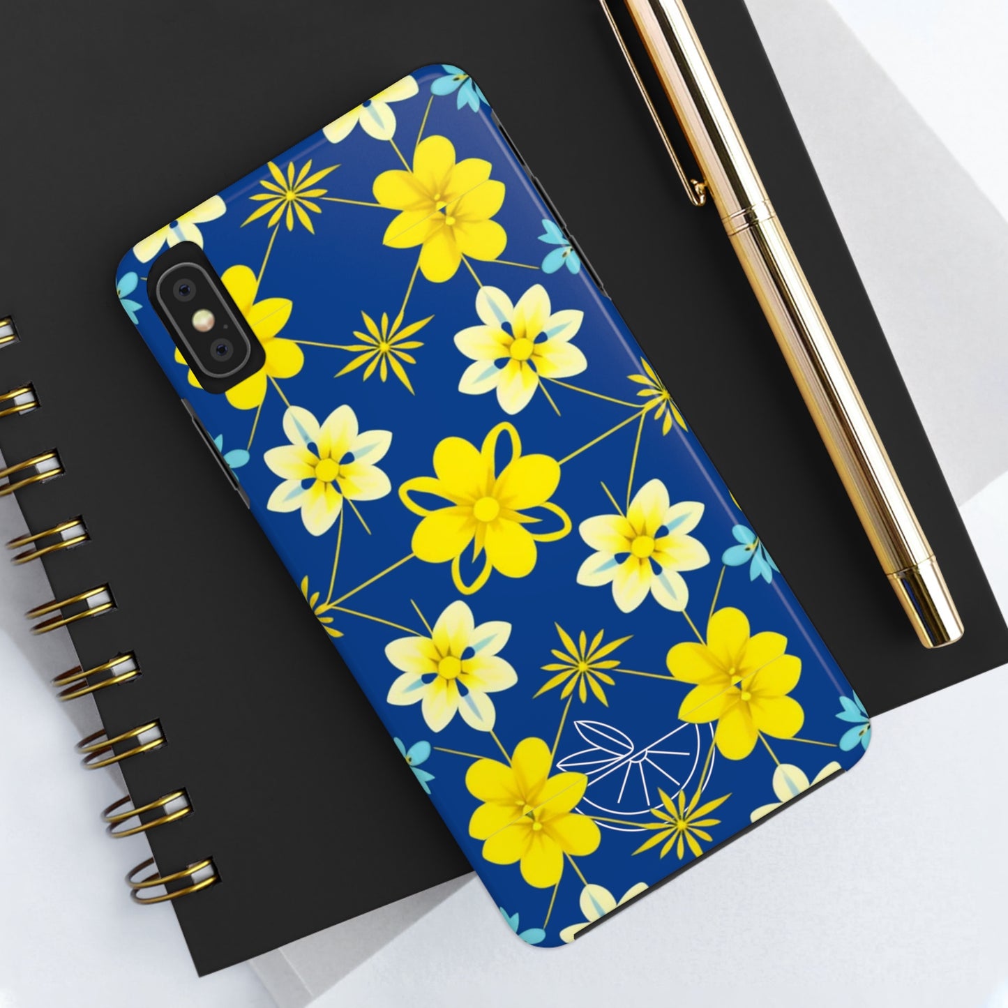 Vintage Yellow Flowers Tough Phone Cases