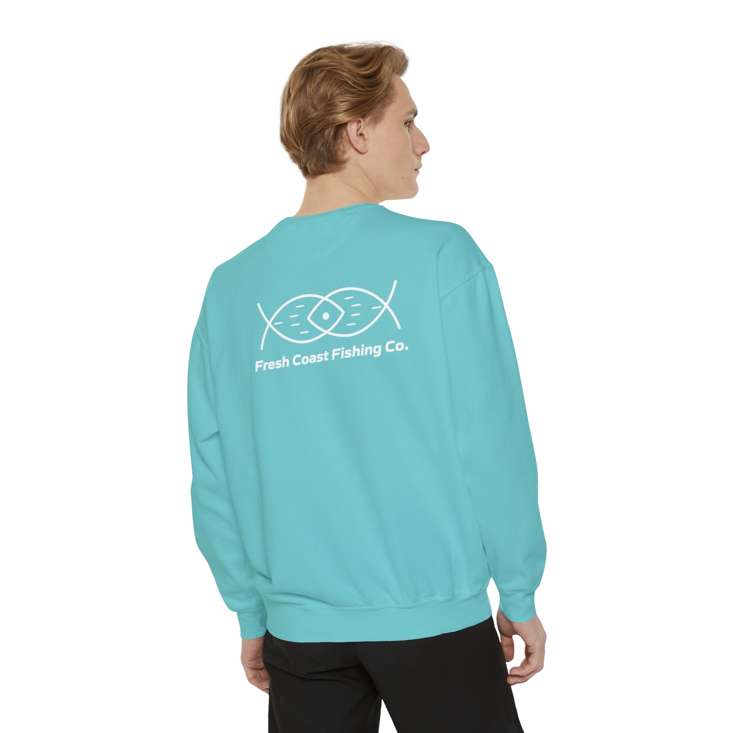 FCF Co. Hamlin Lake Fishing Club Unisex Garment-Dyed Sweatshirt