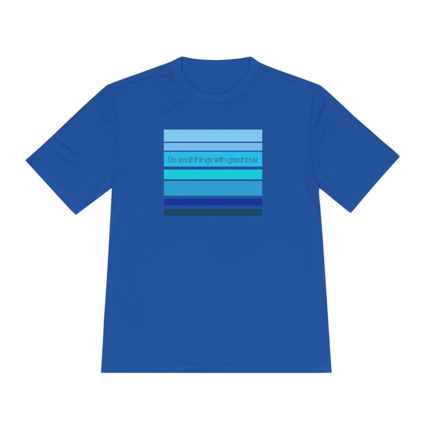 HLC Blue Stripes Unisex Moisture Wicking Tee