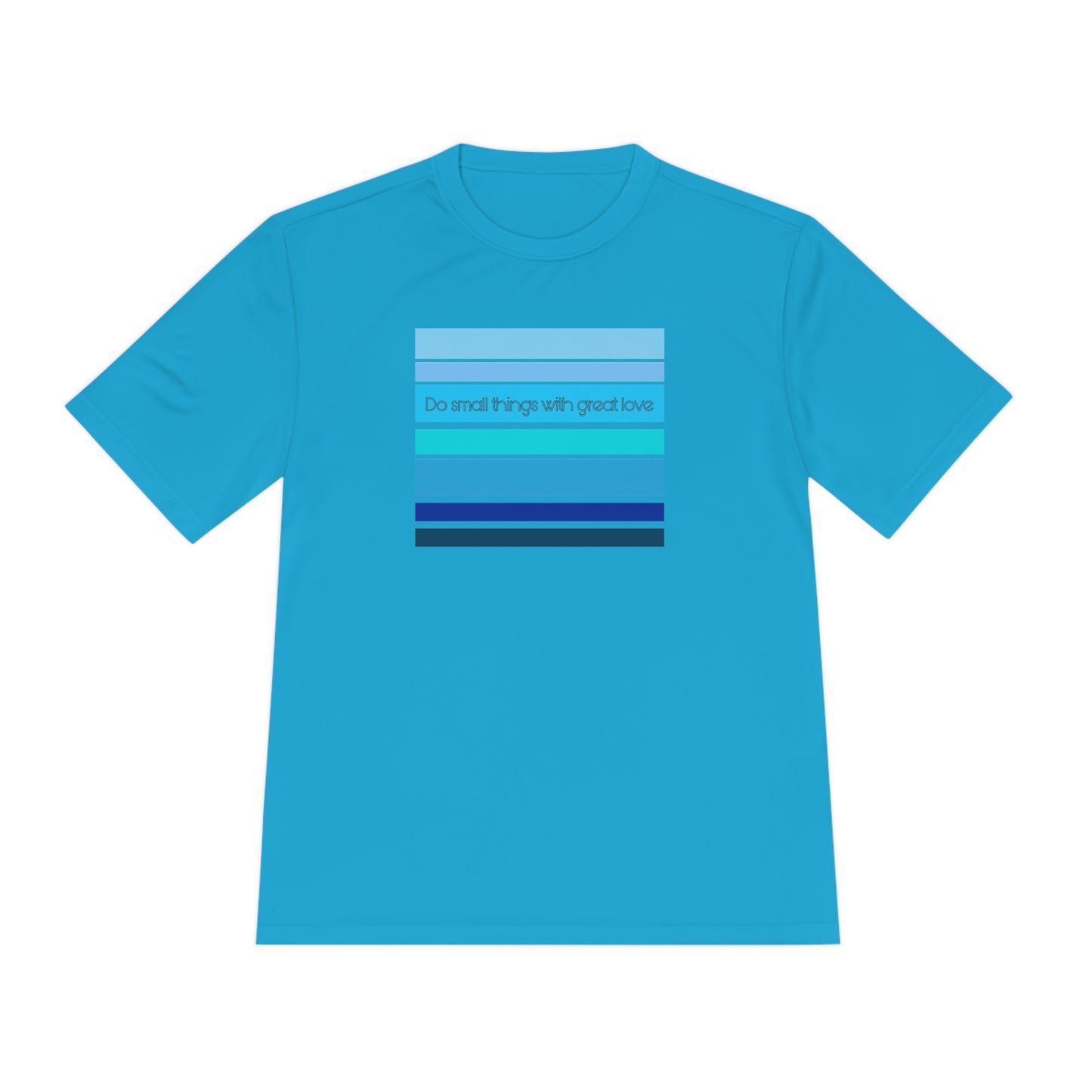 HLC Blue Stripes Unisex Moisture Wicking Tee