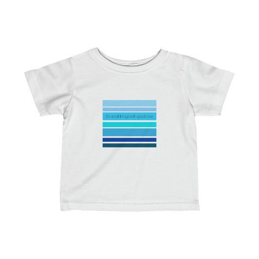 HLC  Blue Stripes Infant Fine Jersey Tee