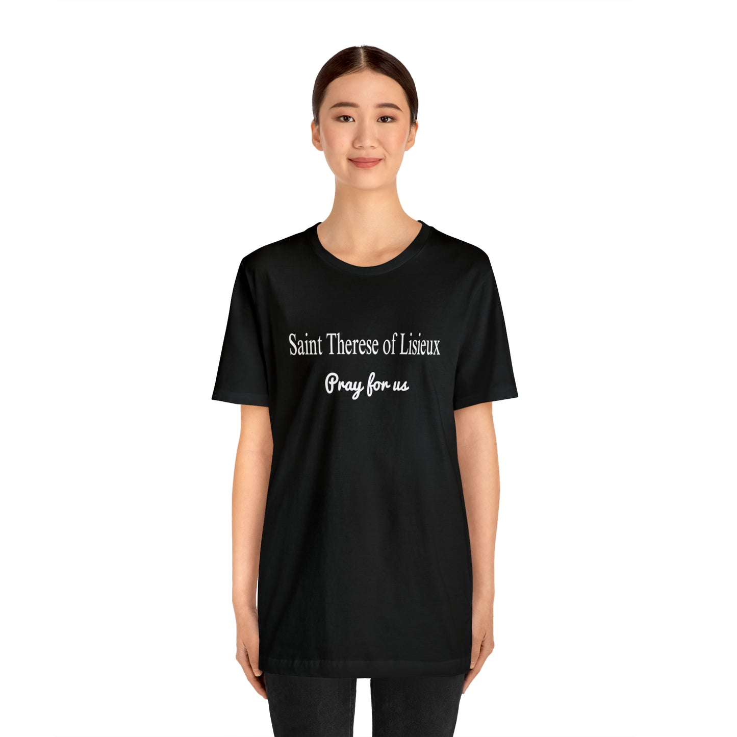 Saint Therese of Lisieux Unisex Jersey Short Sleeve Tee