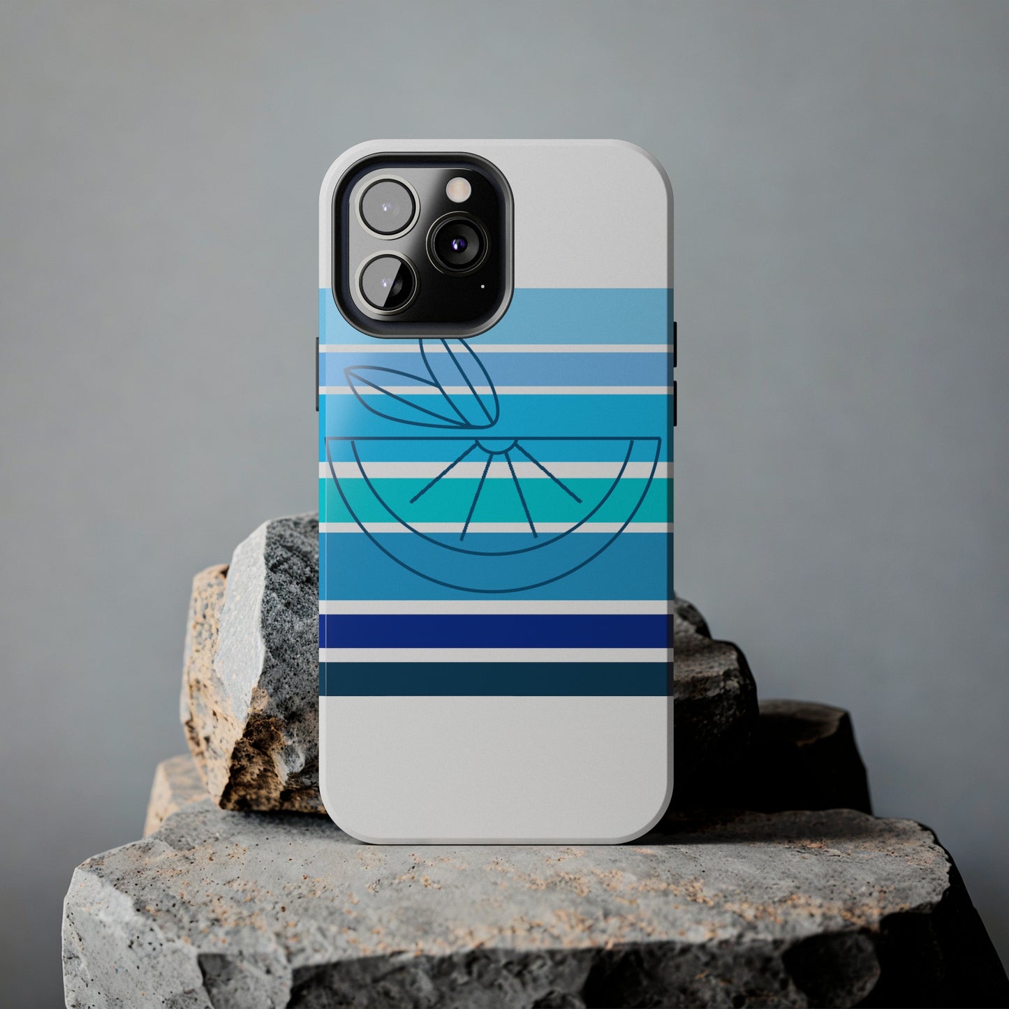 HLC Blue Stripes Tough Phone Cases