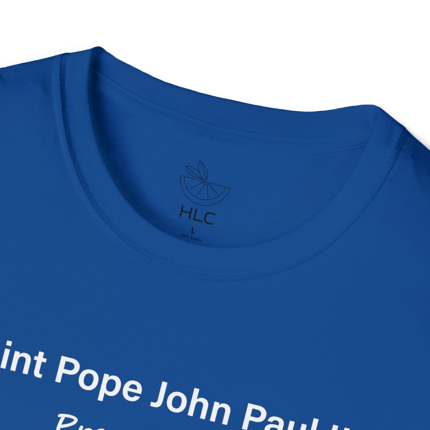 Saint Pope John Paul II Pray for Us Unisex Softstyle T-Shirt