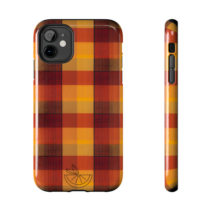 Vintage Fall Plaid HLC Tough Phone Cases