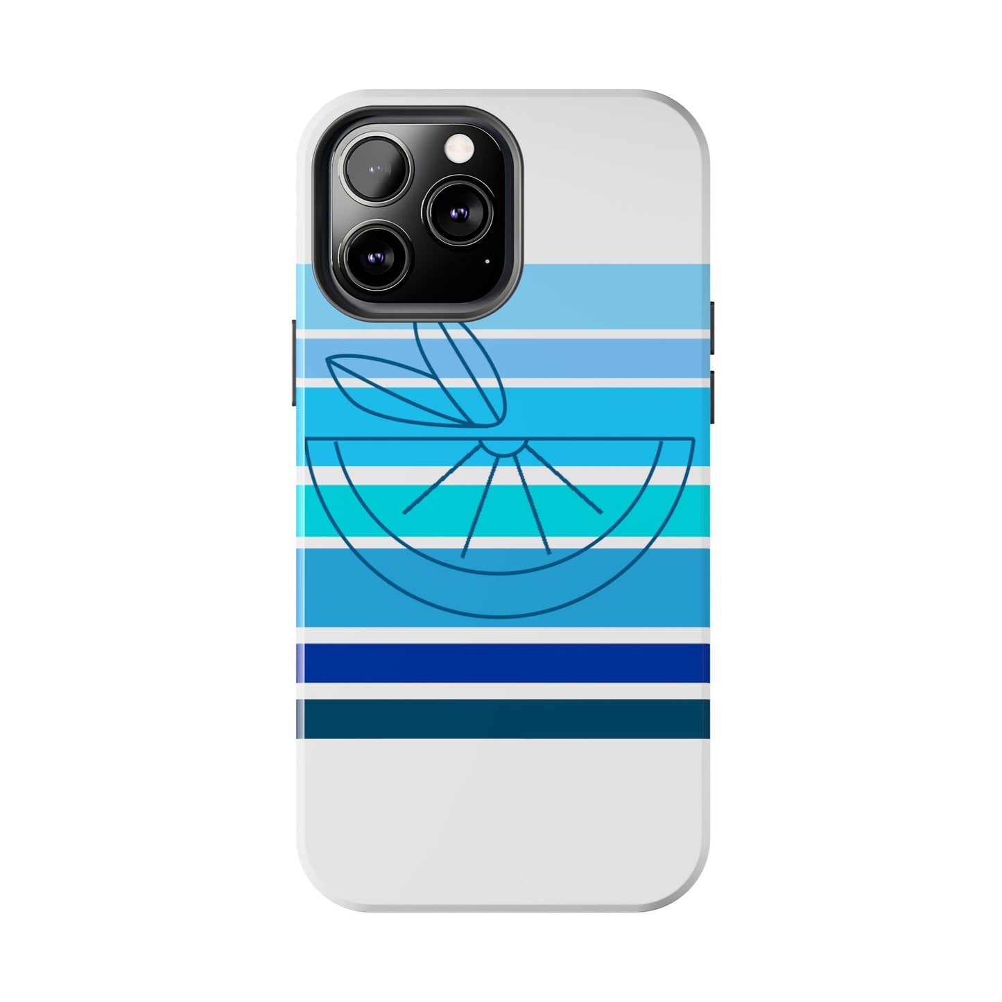 HLC Blue Stripes Tough Phone Cases