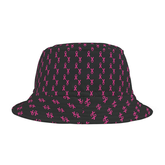 Pink Ribbon Bucket Hat (AOP)