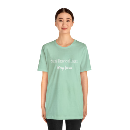 Saint Therese of Lisieux Unisex Jersey Short Sleeve Tee