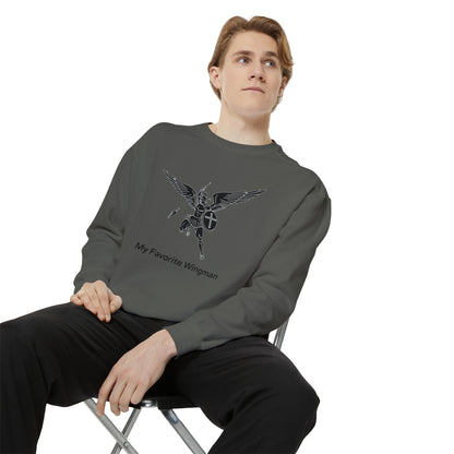 Archangel Saint Michael Unisex Garment-Dyed Sweatshirt