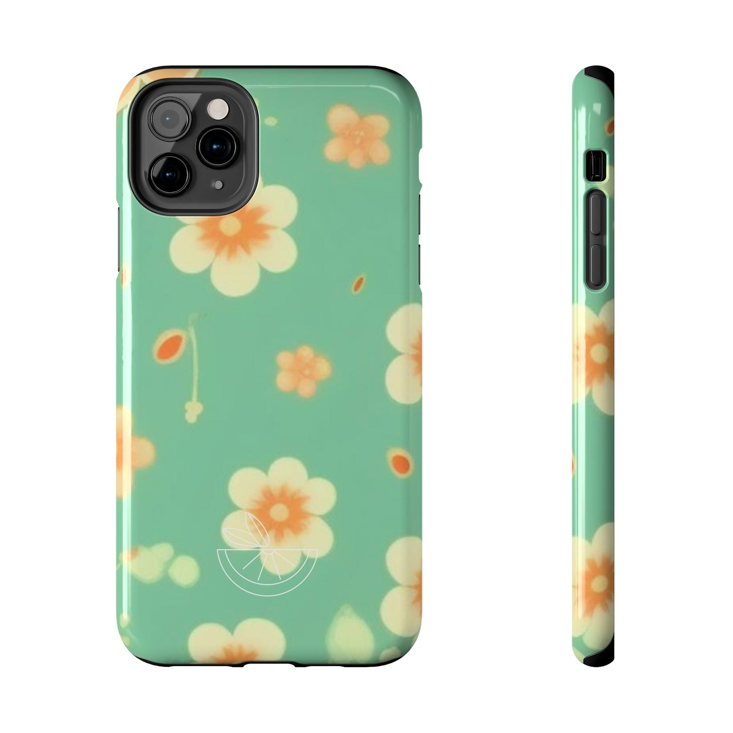 Vintage Coral flowers Tough Phone Cases