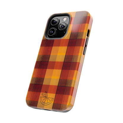 Vintage Fall Plaid HLC Tough Phone Cases