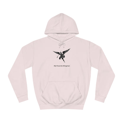 Archangel Saint Michael Wingman Unisex College Hoodie