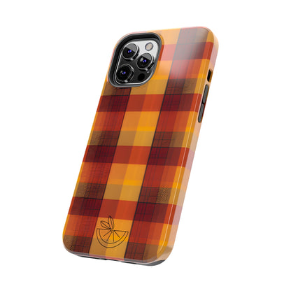 Vintage Fall Plaid HLC Tough Phone Cases