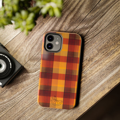 Vintage Fall Plaid HLC Tough Phone Cases