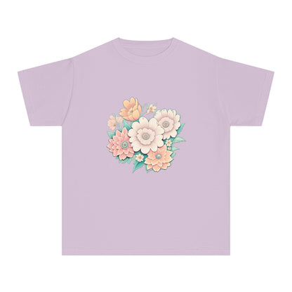 Hail Mary Prayer/Flowers Youth Midweight Tee