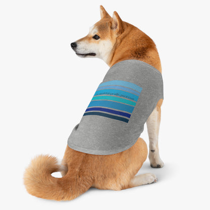 HLC Blue Stripes Pet Tank Top