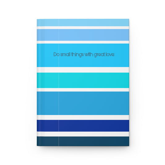 HLC Blue Stripes Hardcover Journal Matte