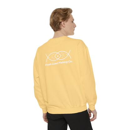 FCF Co. Hamlin Lake Fishing Club Unisex Garment-Dyed Sweatshirt