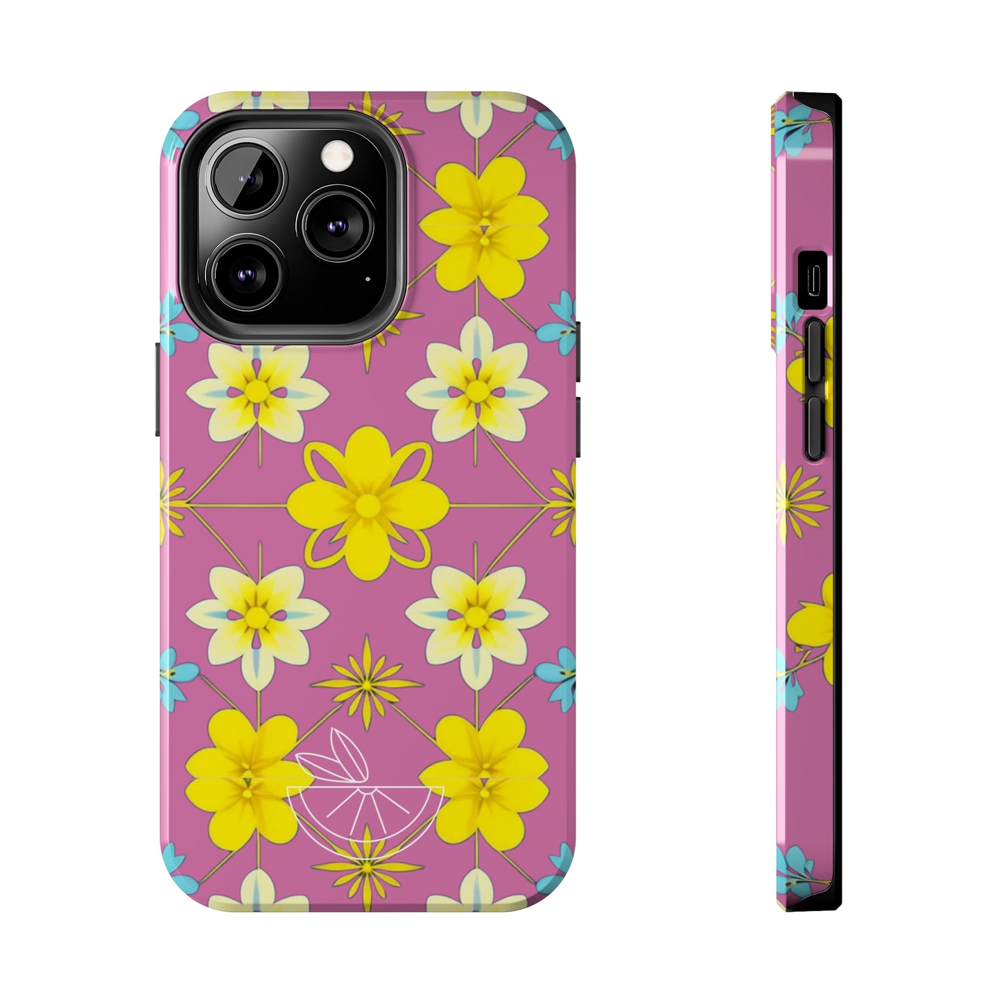 Vintage Yellow Flowers Tough Phone Cases