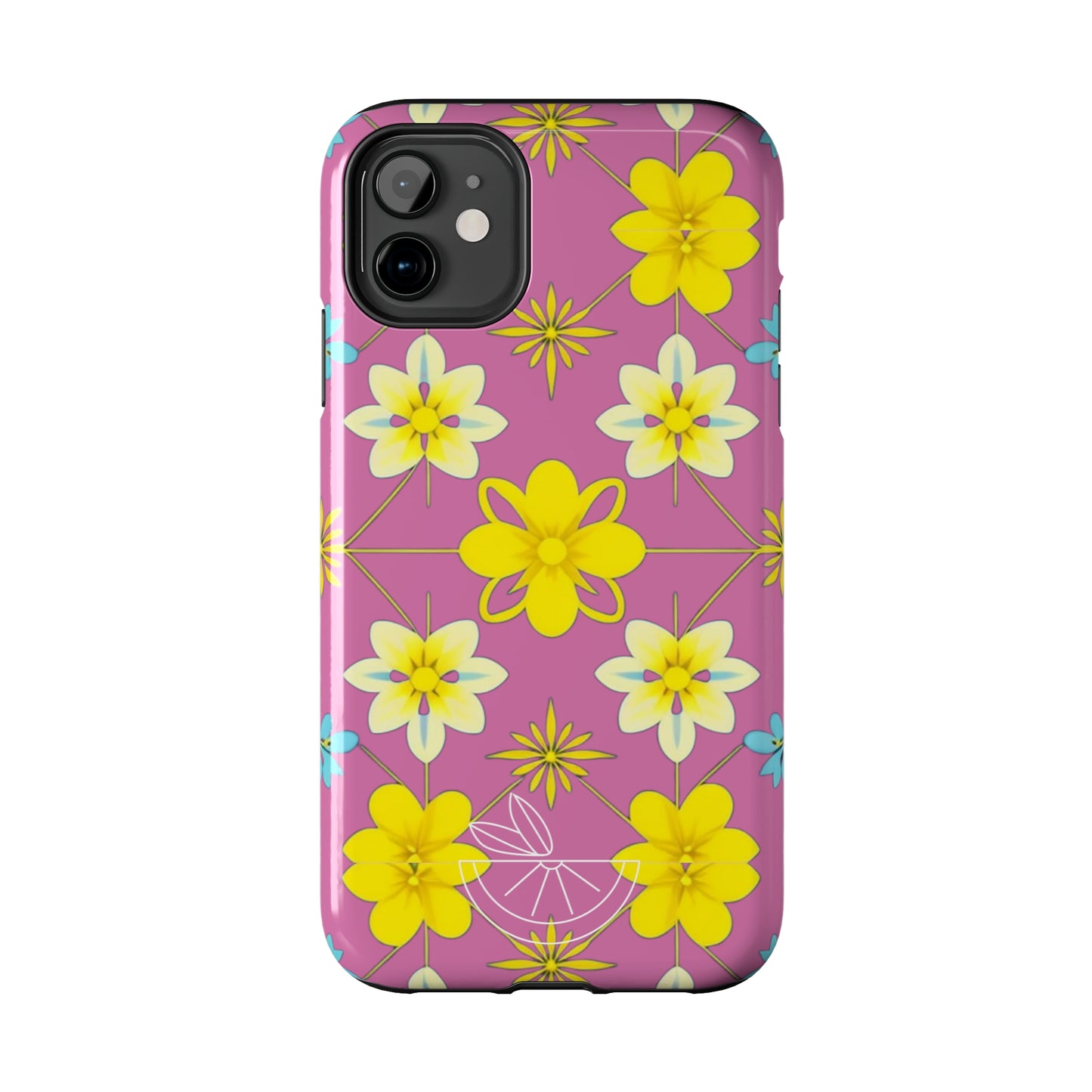 Vintage Yellow Flowers Tough Phone Cases