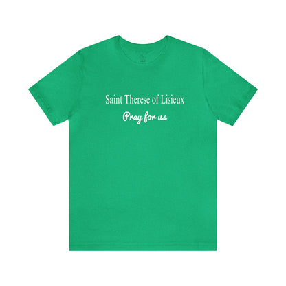 Saint Therese of Lisieux Unisex Jersey Short Sleeve Tee