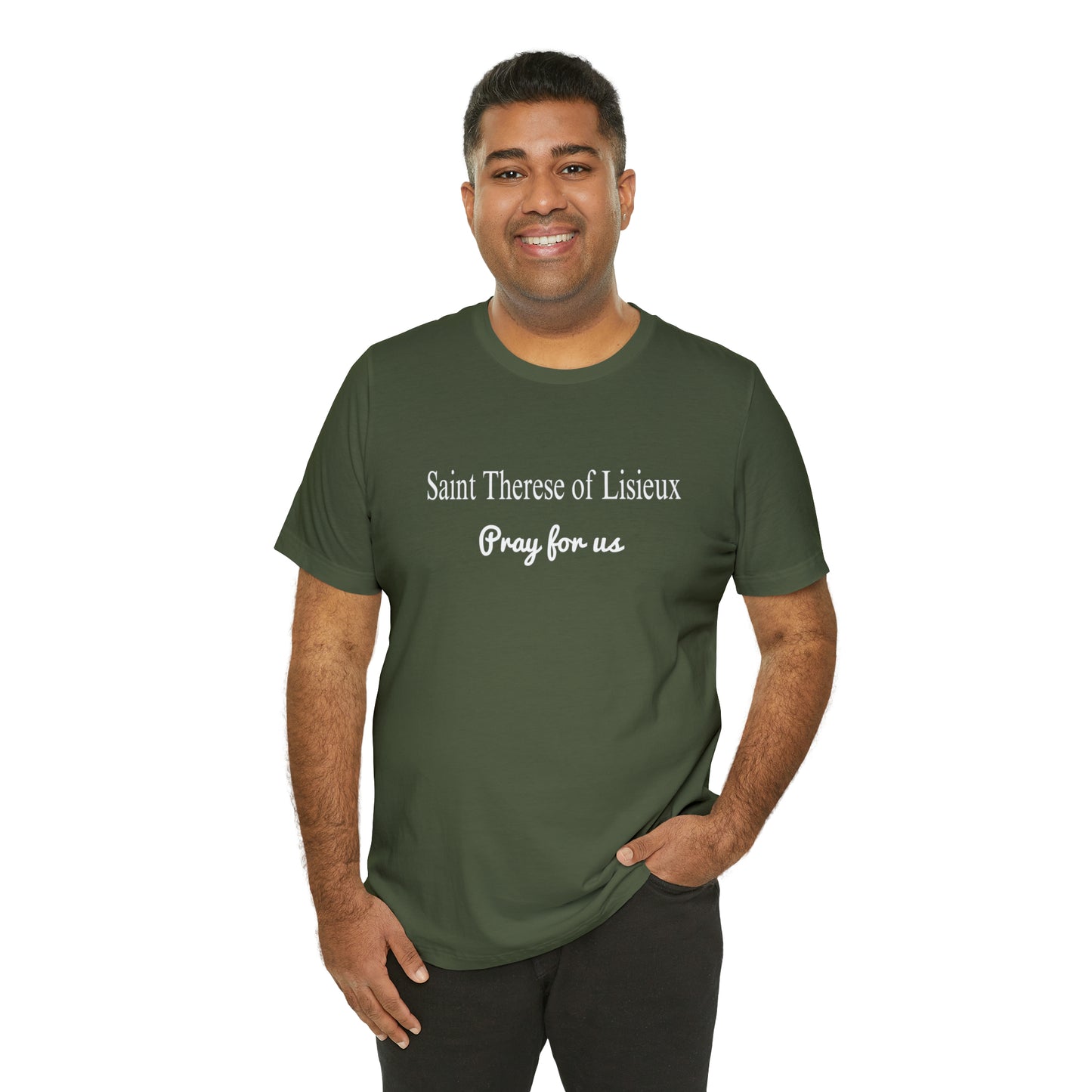 Saint Therese of Lisieux Unisex Jersey Short Sleeve Tee