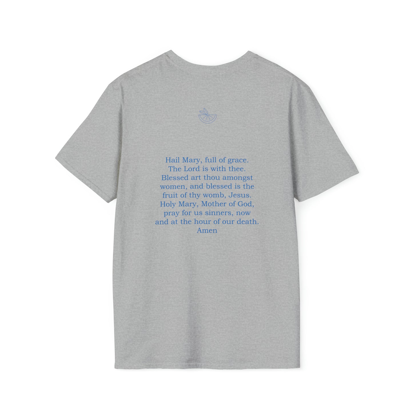 Hail Mary w/prayer Unisex Softstyle T-Shirt