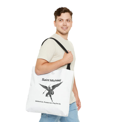 Archangel Saint Michael Tote Bag